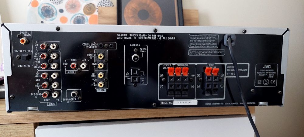 Домашно кино буфер колонки усилвател JVC SHARP