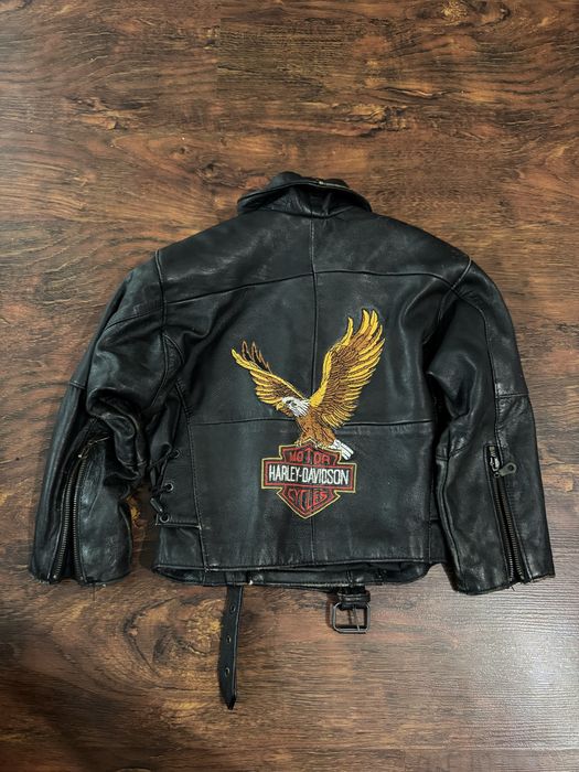 винтидж кожено яке  Harley-Davidson Размер M.