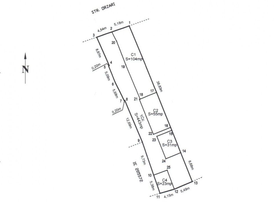 Teren Constructruibil strada Orzari | zona Calarasi, Agricultori
