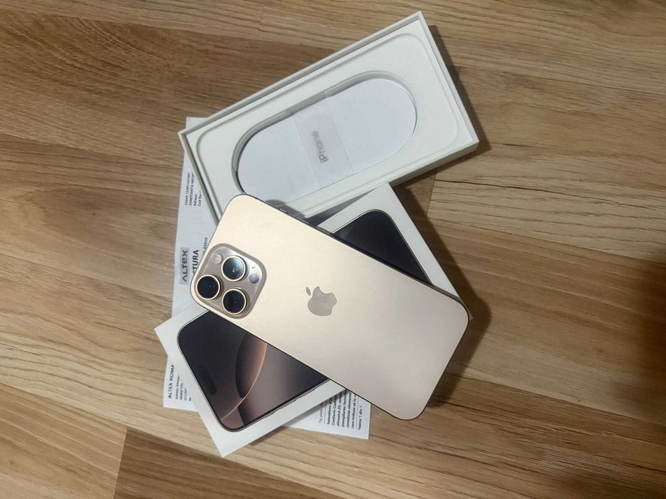 IPHONE 16 PRO MAX
Desert Titanium, 256 GB, Foarte bun