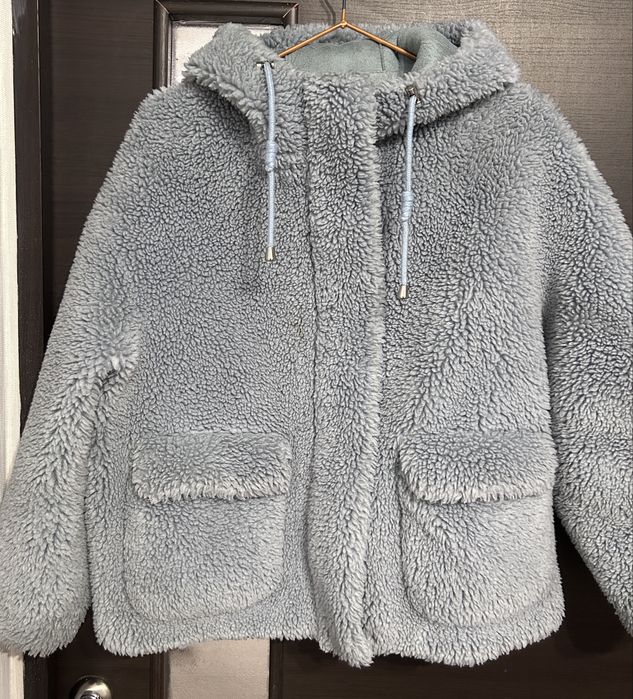 Эко шубка тедди теплая