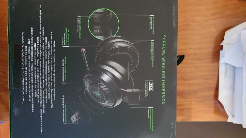 Casti gaming razer nari wireless