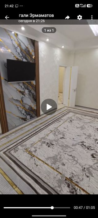 Arenda kvartira sergeli 1 xona