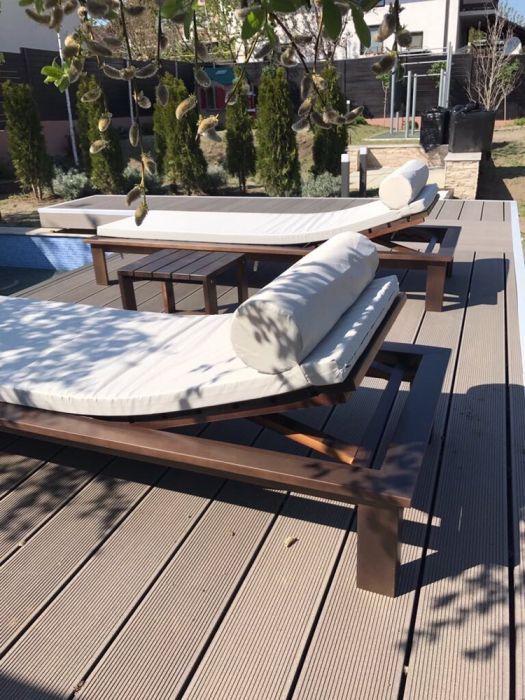 Sezlong piscina plaja gradina