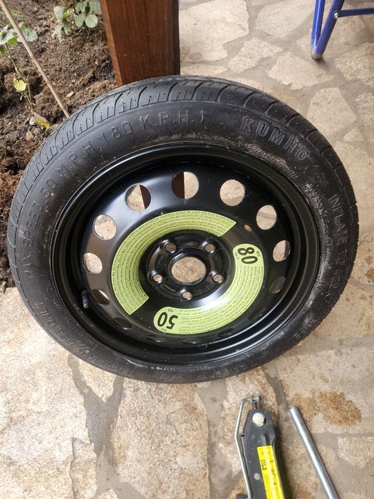 Резервна гума патерица за Vw Golf 7 Vw golf 6 125/70/16