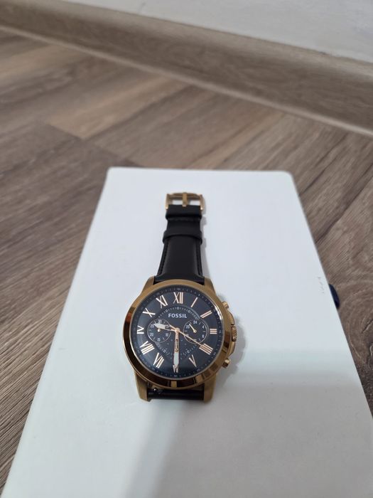 Ceas barbatesc Fossil FS4835 Grant Chrongraph Leather Watch
