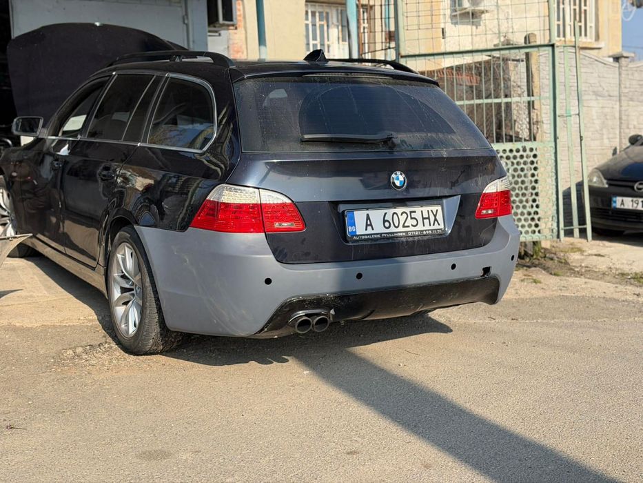 Задна броня Bmw E61 комби (2003-2007) - M Tech с отвори 24mm, тунинг