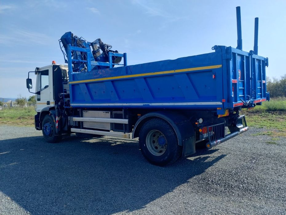 Iveco basculabil si macara forestiera loglift Z