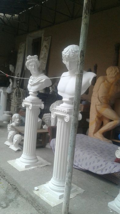 Продажа и аренда копии античных скульптур для оформления фотосессий.