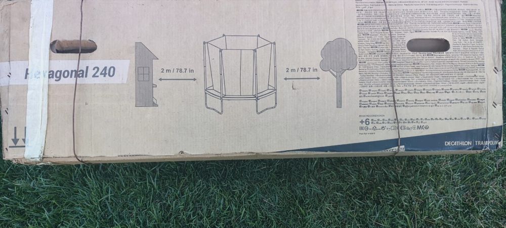 Trambulina 2,4 × 2,5 m