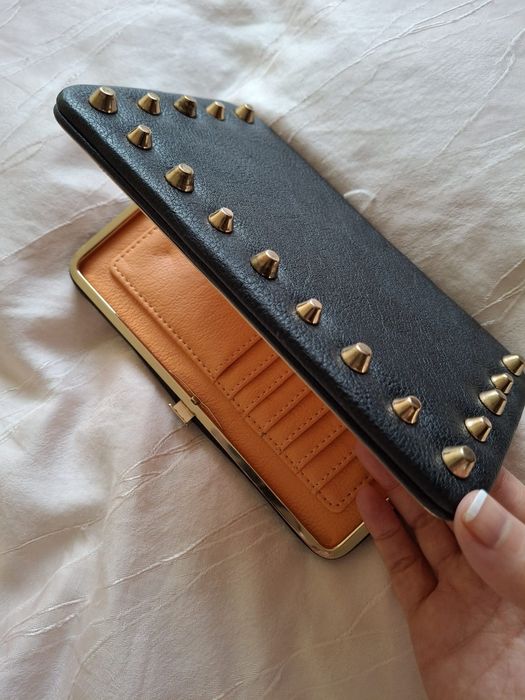 Geanta plic neagra Zara