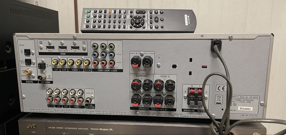 Прекрасен  ресивър SONY STR-DG510 с дистанционно