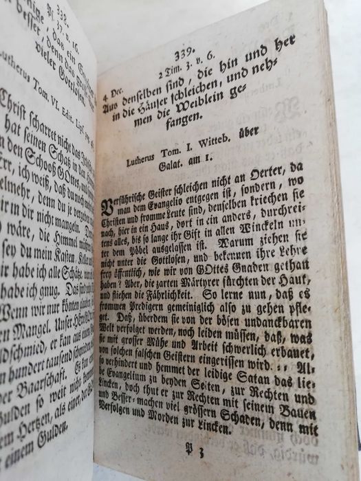 Немски библейски притчи и поговорки Мартин Лутер 1769г