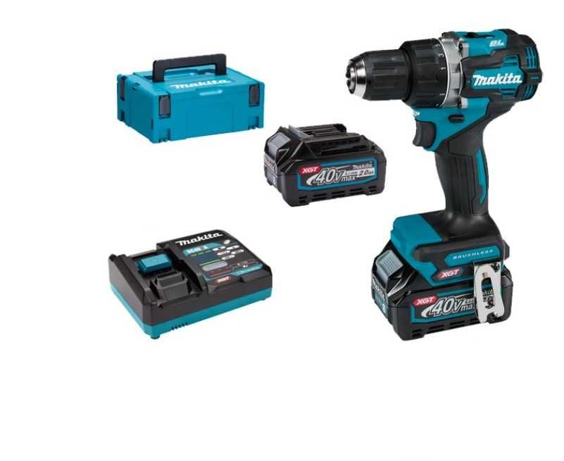 Makita masina de gaurit cu percutie 3 acumulatori 40Vmax XGT garantie