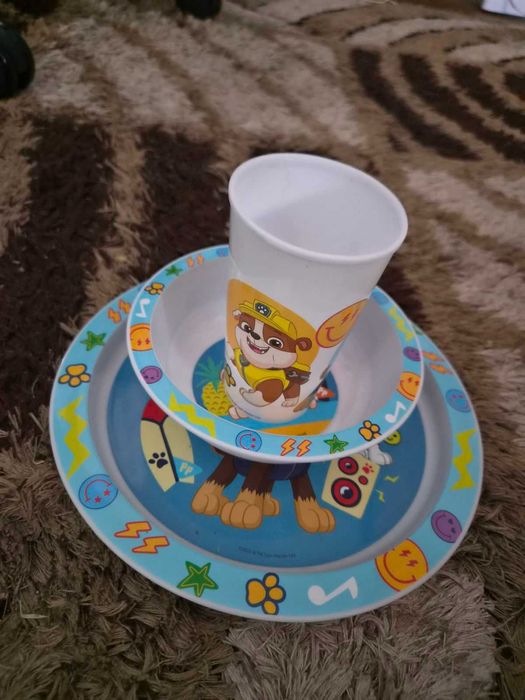 Комплект от 3 части за хранене Paw Patrol