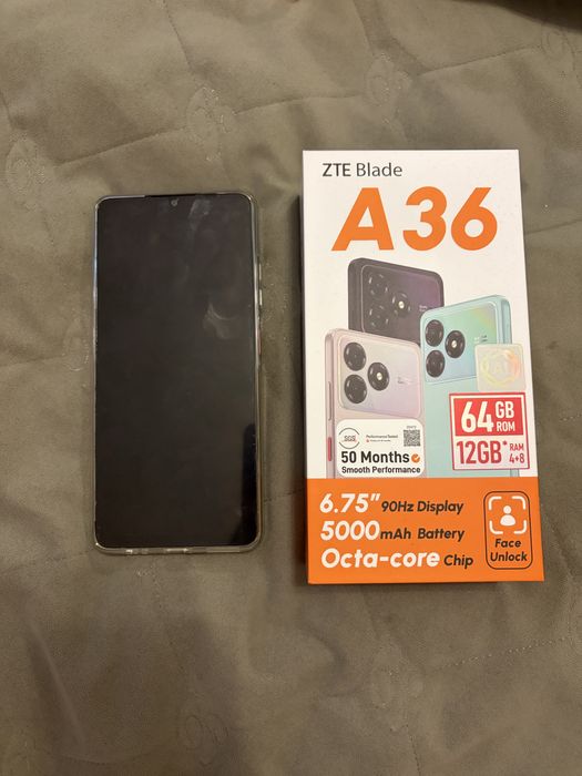 Продам новый телефон ZTE Blade A36