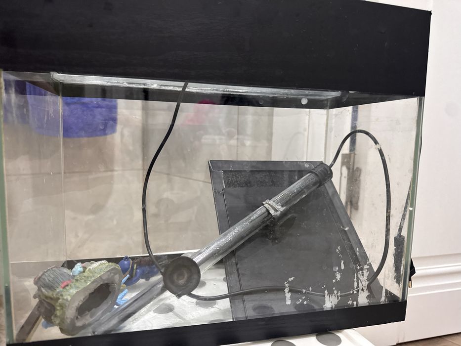 Продам аквариум с декором