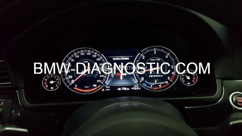 Дигитално Табло километраж 6WB за BMW F01 F02 F10 F11 F15 F16 X5 X6