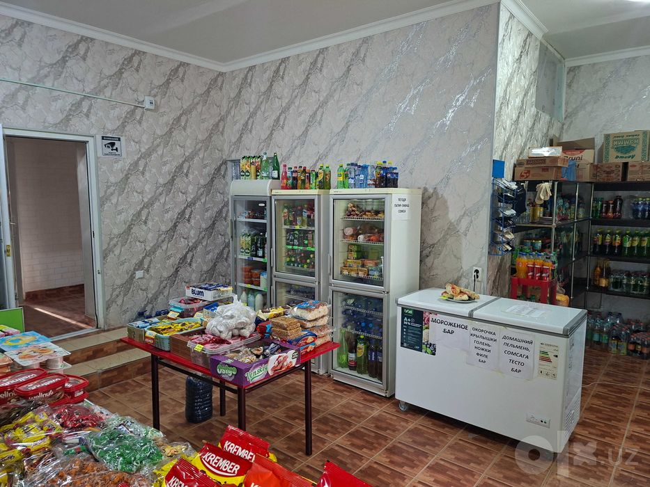магазин продуктов,  1 комнатная квартира