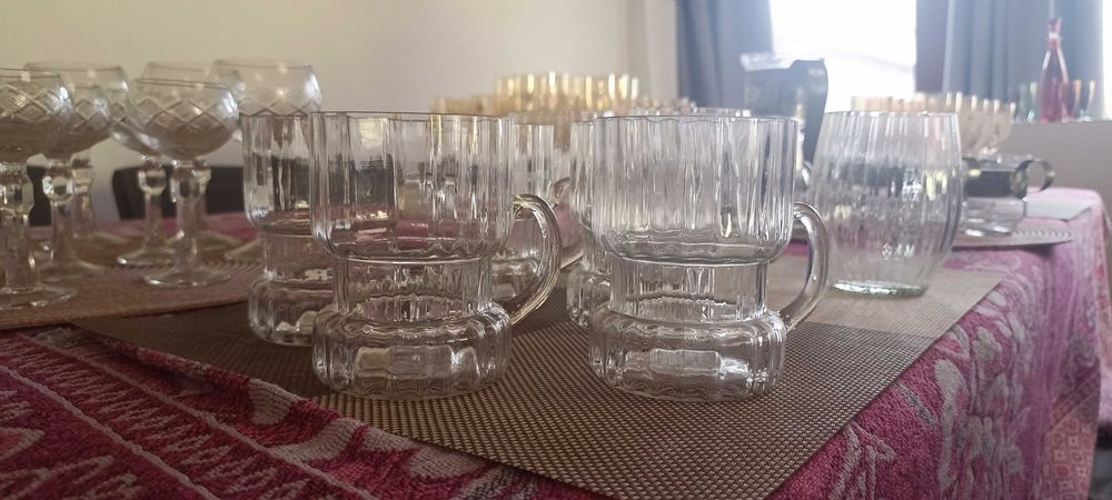 Set the pahare cu forme geometrice pentru whiskey sau alte bauturi