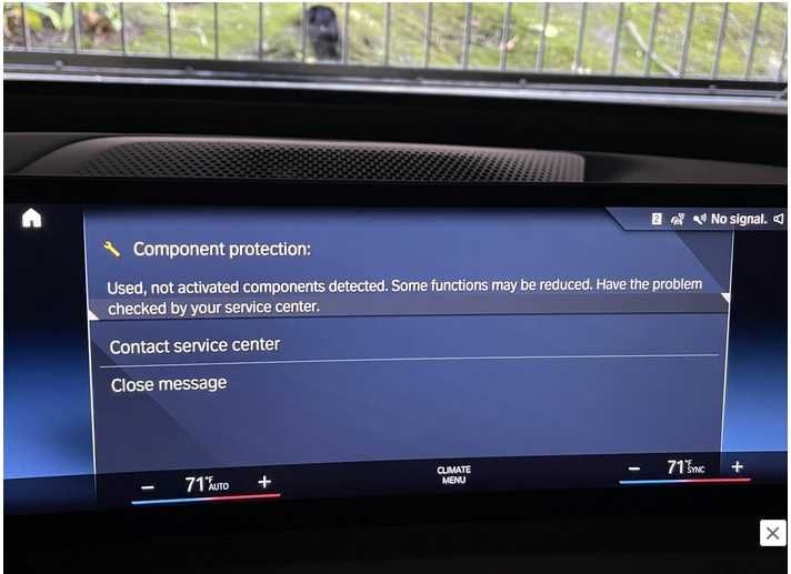 BMW MGU iD7 iD8 Component Protection Bmw G01 G02 G20 G30 G05 G07 G11 G