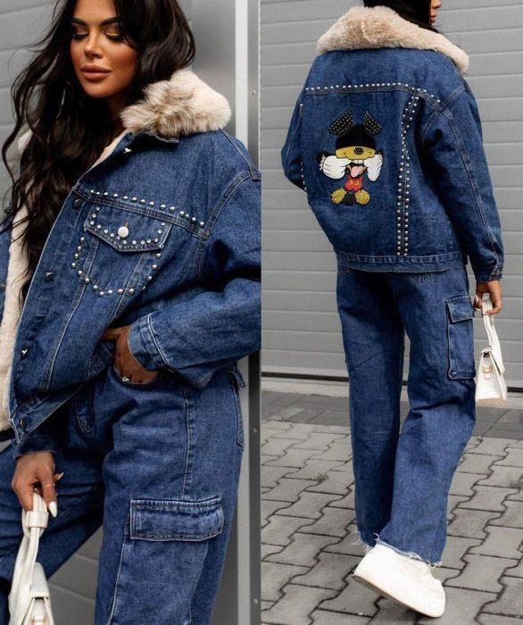 Дънково яке с пух