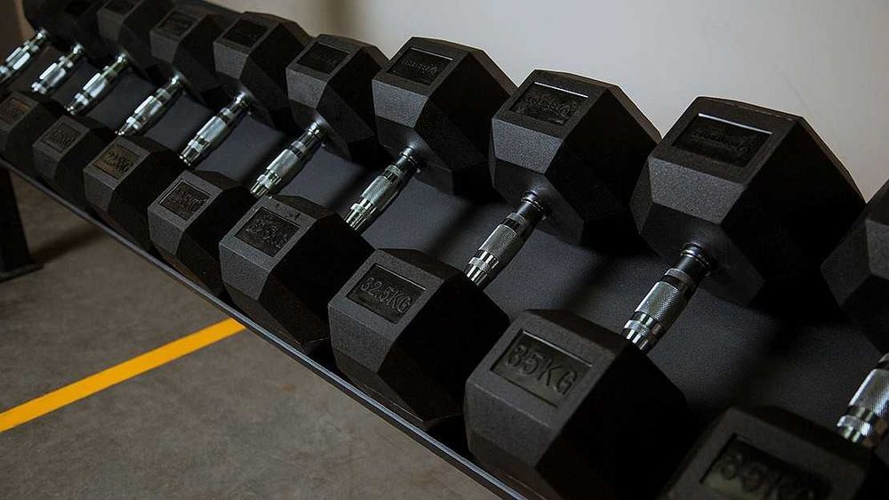 Гантели шестигранные