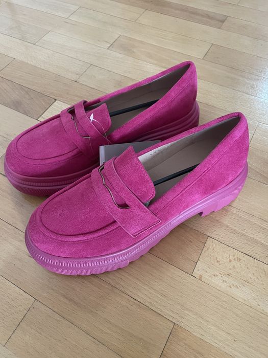 Дамски лоуфъри, цвят фуксия