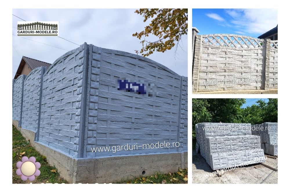 Garduri din panouri beton armat.Transport in jud.Brasov si împrejurimi