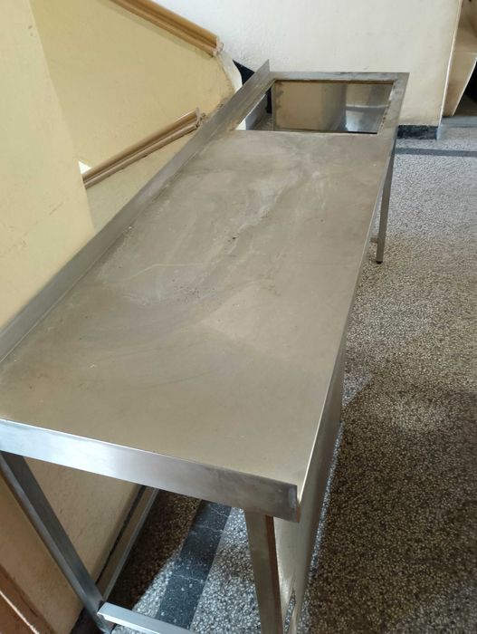 Маси с мивка и плотове от инокс