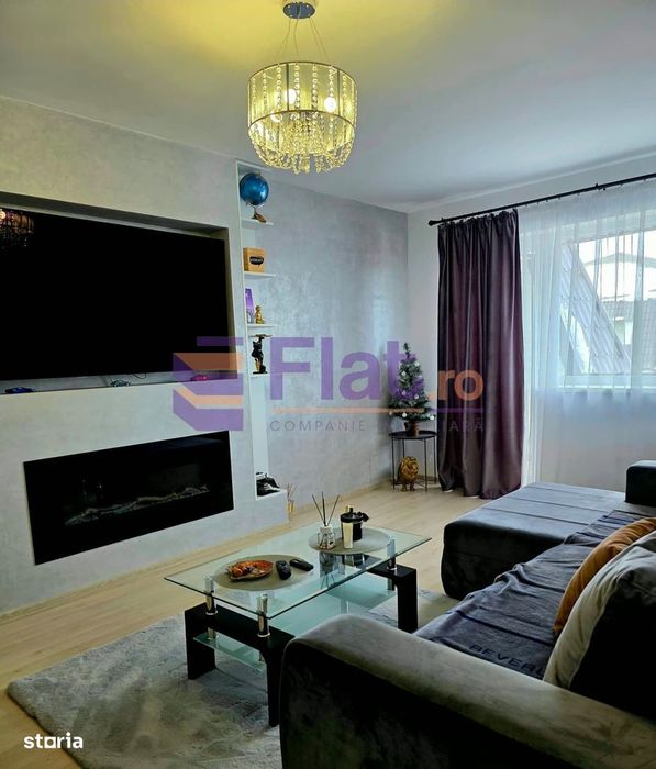 Apartament cu 2 camere de vânzare - 53 mp, complet mobilat și utilat