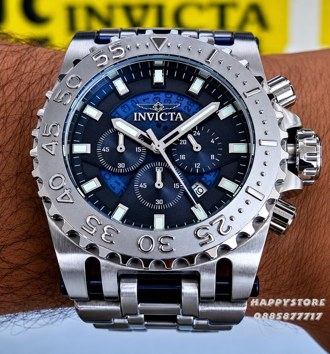 INVICTA Raptor Silver 50 mm, Инвикта нов мъжки часовник