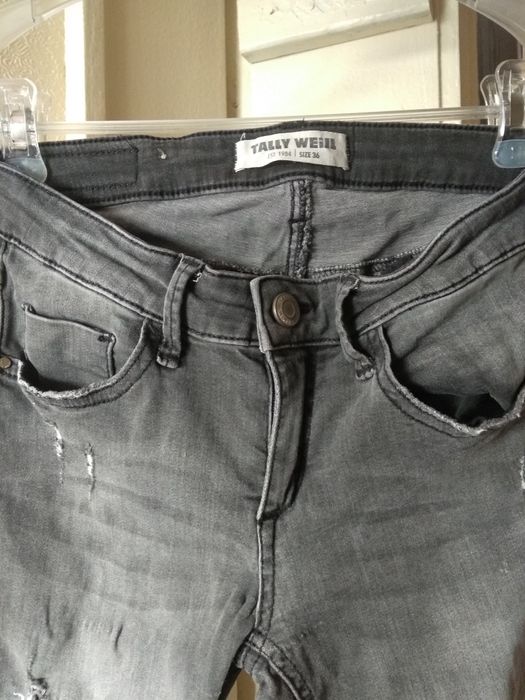 Дамско кафяво яке Sisley и панталони размер S/М