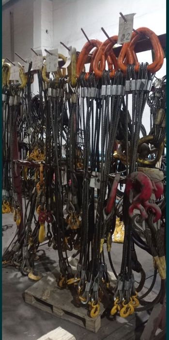 Стропа цепные, канатные, текстильные