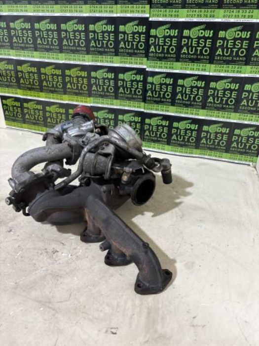 Turbina biturbo BMW Seria 1 E81 hatchback 2.0 204 cp 150 kw cod turbosuflanta 10009700006 7804637-01