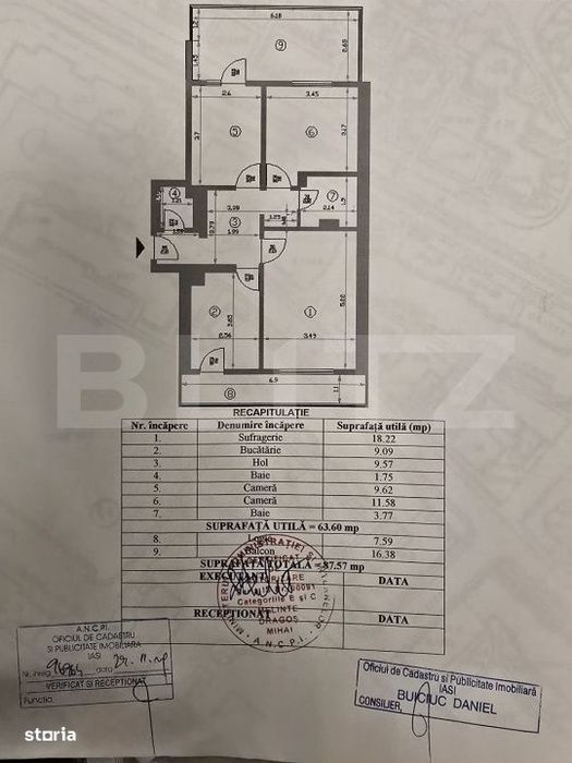 Apartament 4 camere, 88 mp, renovat complet – Zona Garii