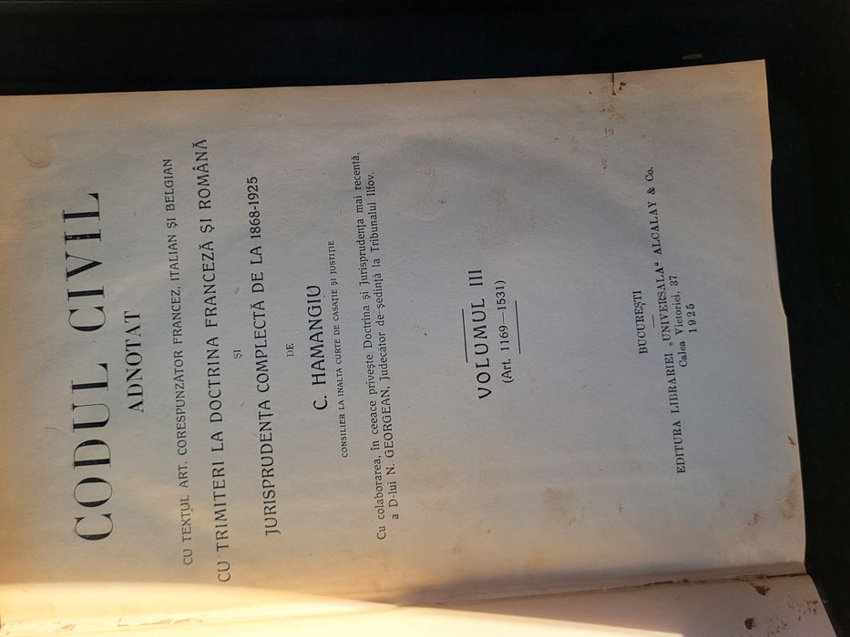 Cărți juridice rare