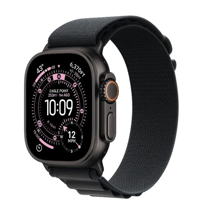 НОВ!!! Смарт часовник Apple Watch Ultra 3, GPS + Cellular, Корпус Black Titanium 49mm, Alpine Loop