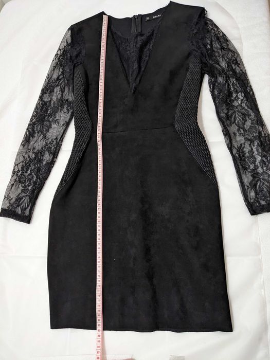 Rochie neagră elegantă ZARA, mărimea M, noua