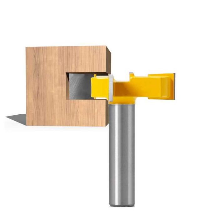 Фрезер за изравняване или канали, захват 8mm 4 ръба, Фрезери, 20200266