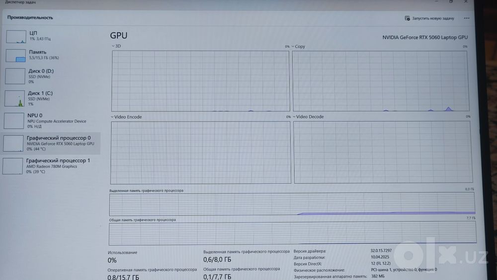 Acer nitro V16S AI RTX 5060
