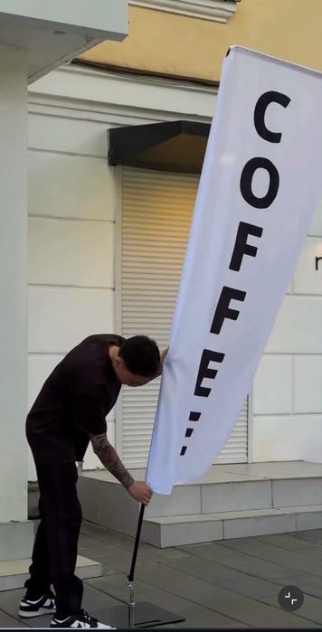 Флаг, флагшток, вывеска