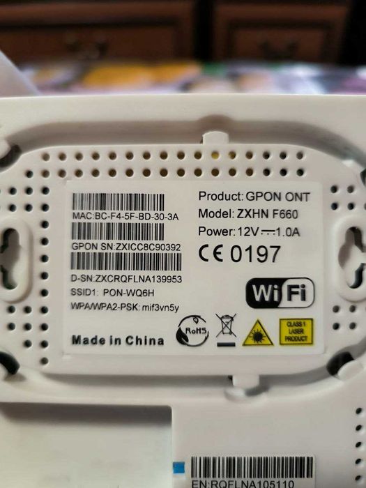 Wi-Fi Роутер тезда сотилади Gpon Оптикада ишлайдиган янги