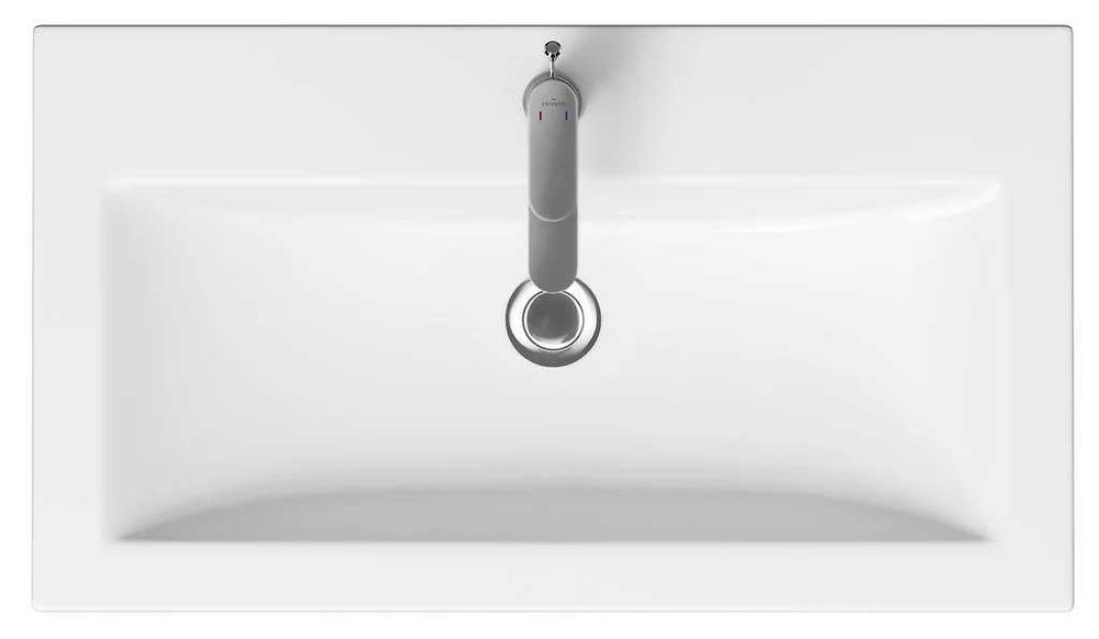 Set dulap baie suspendat 2 sertare, Cersanit Tirso, 80 cm