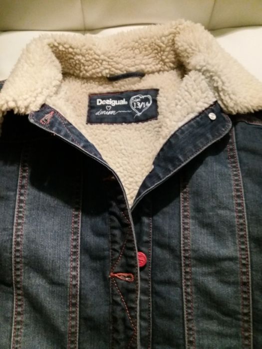 Geaca de blugi imblanita Desigual