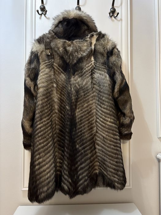 Haina de blana naturala, nutrie, XL