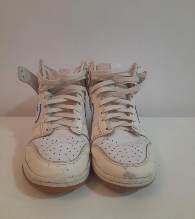 Nike Air Dunk high white/sail gum med brown