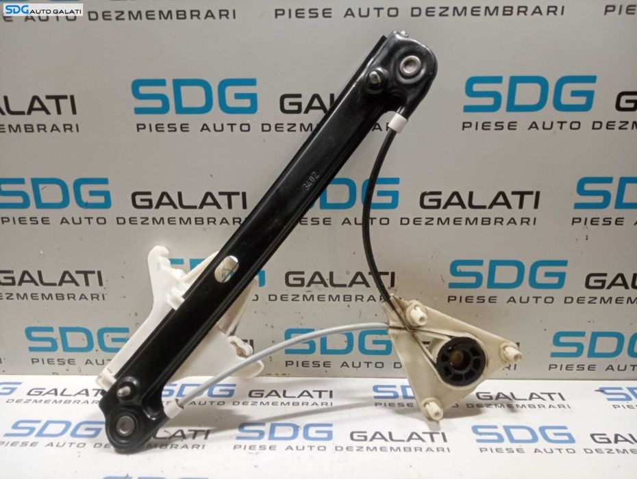 Macara Electrica pentru Geam Usa de la Portiera Stanga Spate Volkswagen Polo 6R 2010 - 2014 [M5025]