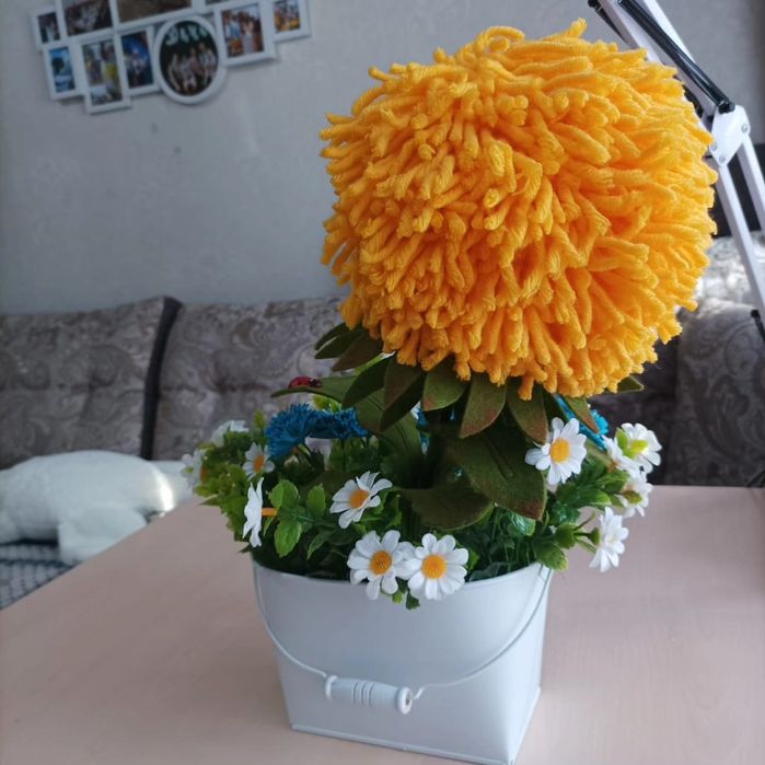 Куклы-цветы из капрона. Ручная работа