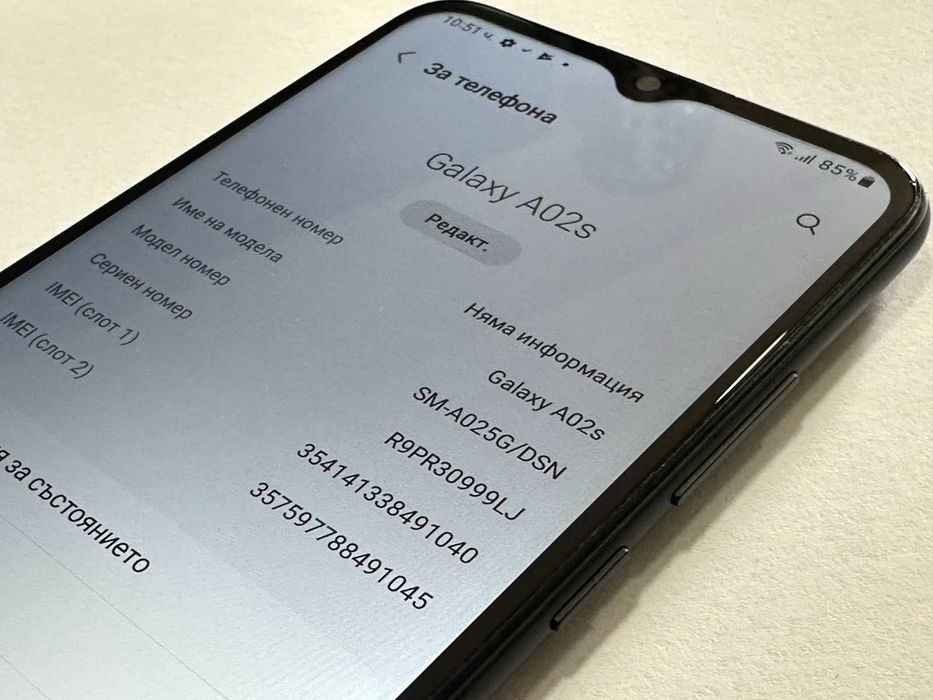 Продавам Samsung Galaxy A02s 32GB Dual SIM